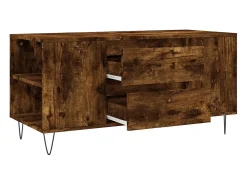 Mesa De Centro| Mesa de centro | Mesa de apoio derivados de madeira carvalho fumado Castanho