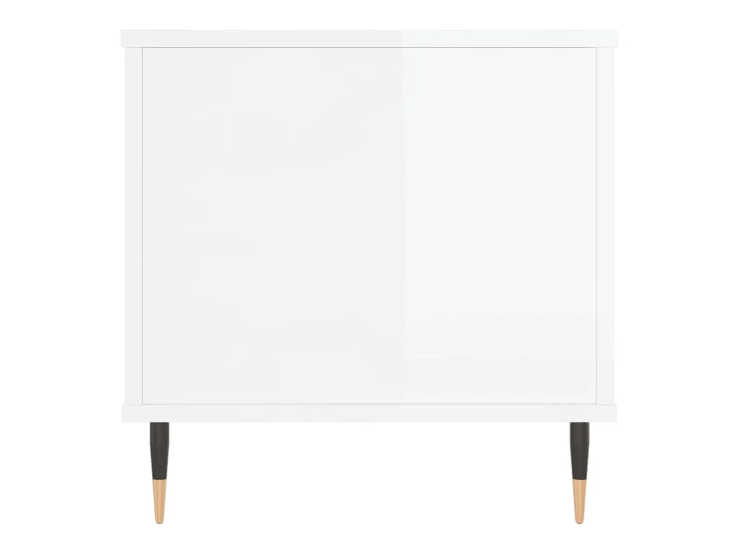 Mesa De Centro| Mesa de centro | Mesa de apoio 90x44.5x45 cm derivados de madeira brilhante Branco