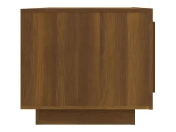 Mesa de centro | Mesa de apoio 102x50x45 cm derivados madeira carvalho Castanho