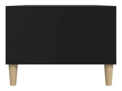 Mesa De Centro* Mesa de centro | Mesa de apoio 90x50x36.5 cm derivados de madeira Preto