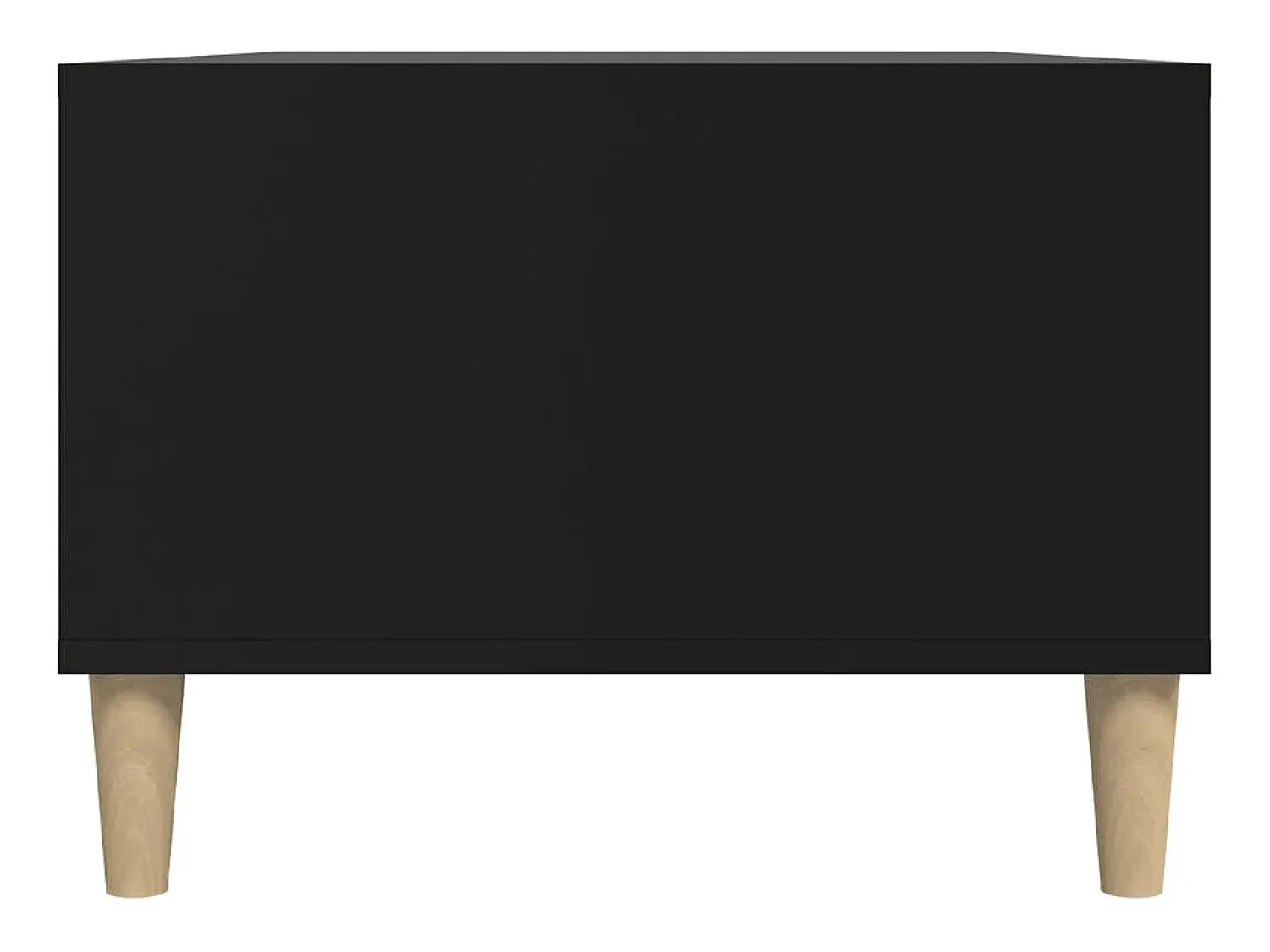 Mesa De Centro* Mesa de centro | Mesa de apoio 90x50x36.5 cm derivados de madeira Preto