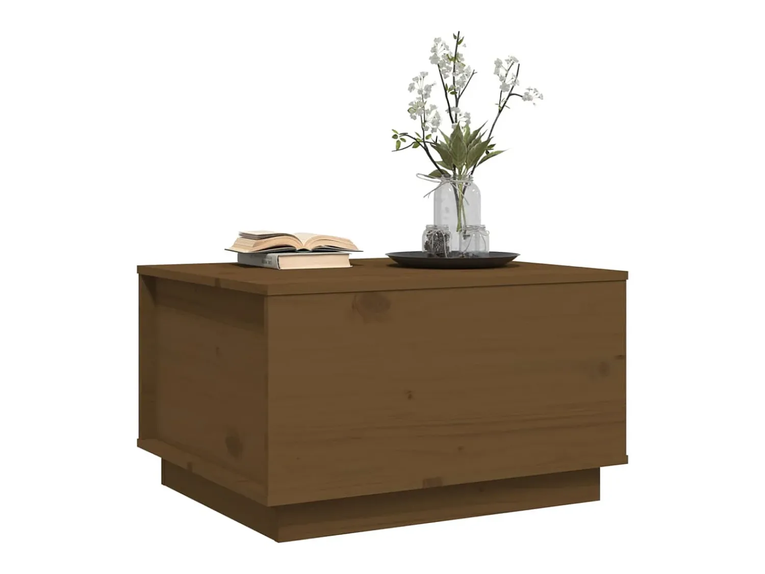 Sale Mesa de centro | Mesa de apoio 60x50x35 cm pinho maciço mel Castanho