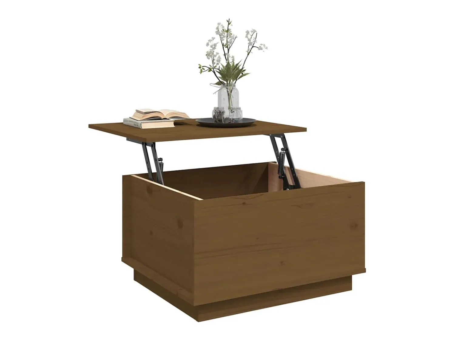 Sale Mesa de centro | Mesa de apoio 60x50x35 cm pinho maciço mel Castanho