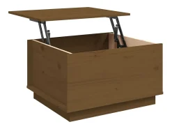 Sale Mesa de centro | Mesa de apoio 60x50x35 cm pinho maciço mel Castanho