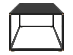 Mesa De Centro| Mesa de centro | Mesa de apoio 100x50x35 cm vidro Preto