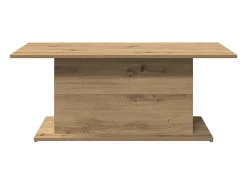 Mesa De Centro* Mesa de centro | Mesa de apoio 102x55.5x40cm derivados madeira carvalho artisiano Castanho