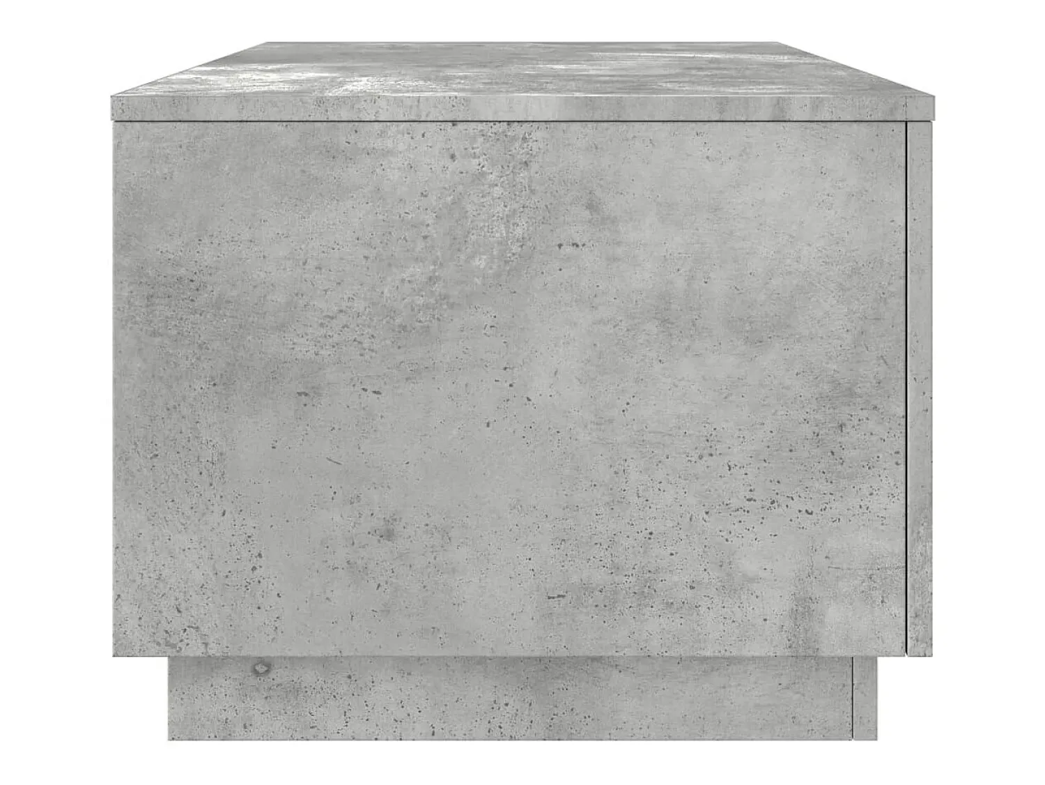 Mesa de centro | Mesa de apoio com luzes LED 90x50x40 cm cimento^ Mesa De Centro