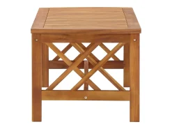 Mesa De Centro* Mesa de centro | Mesa de apoio | Mesa de café 102x50x43 cm madeira de acácia maciça Castanho