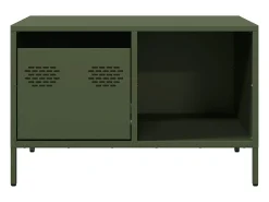 Mesa De Centro* Mesa de centro | Mesa de apoio 68.5x50x43.5 cm aço laminado a frio -azeitona Verde