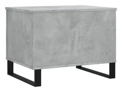 Mesa De Centro| Mesa de centro | Mesa de apoio 60x44.5x45 cm derivados madeira cimento Cinzento