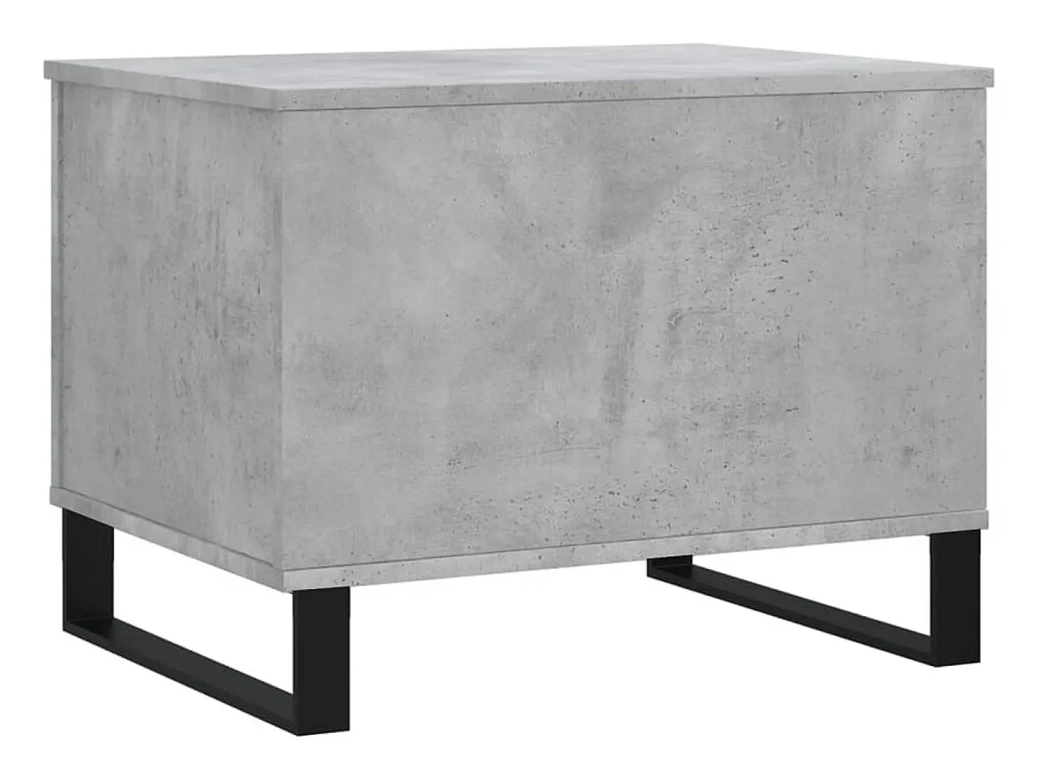 Mesa De Centro| Mesa de centro | Mesa de apoio 60x44.5x45 cm derivados madeira cimento Cinzento