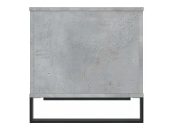 Mesa De Centro| Mesa de centro | Mesa de apoio 60x44.5x45 cm derivados madeira cimento Cinzento