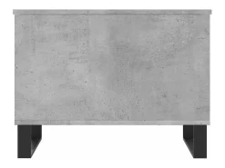 Mesa De Centro| Mesa de centro | Mesa de apoio 60x44.5x45 cm derivados madeira cimento Cinzento
