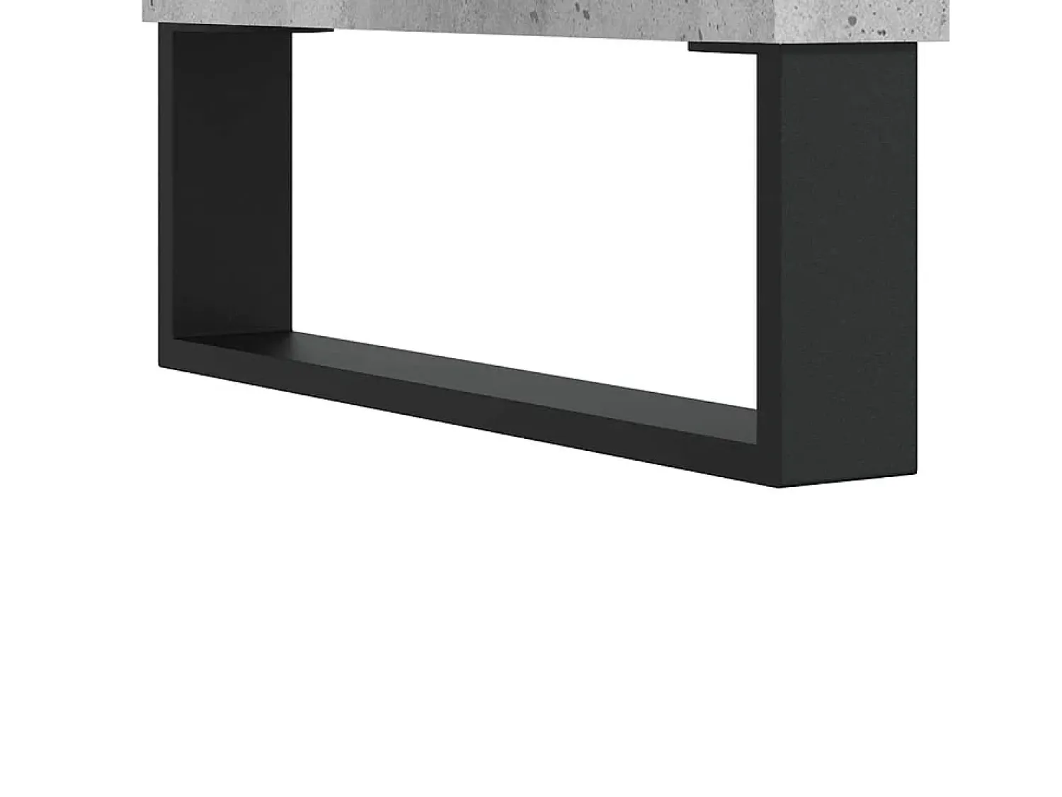 Mesa De Centro| Mesa de centro | Mesa de apoio 60x44.5x45 cm derivados madeira cimento Cinzento