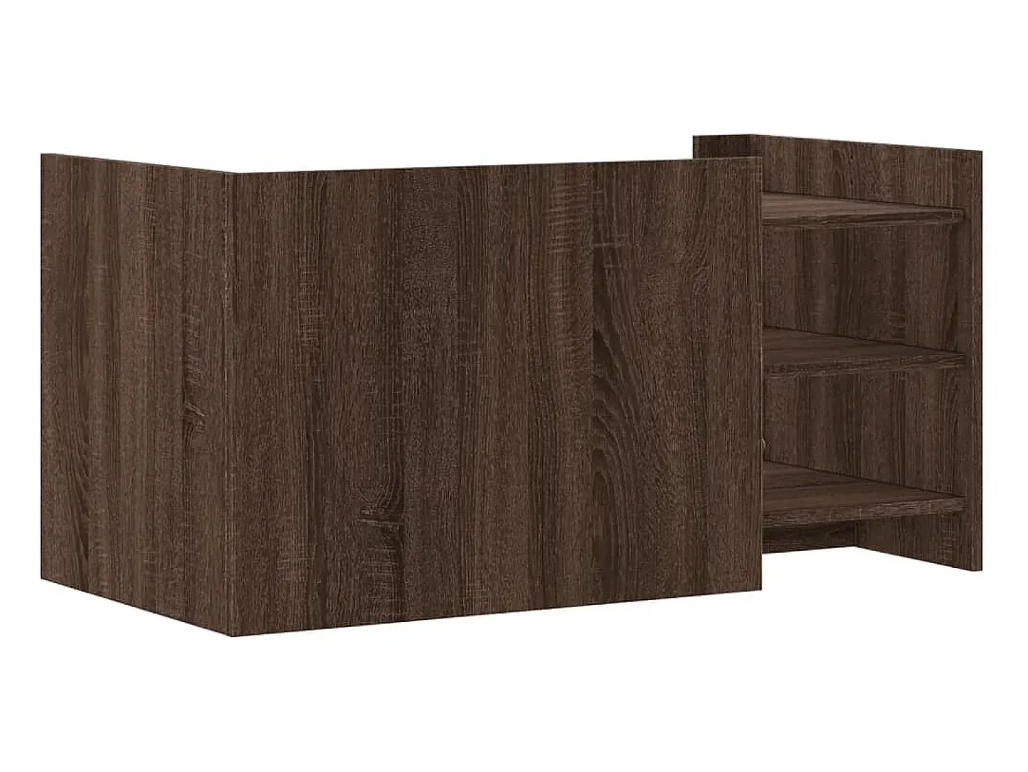 Mesa de centro | Mesa de apoio 100x50x50 cm deriv. madeira carvalho^ Mesa De Centro