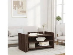 Mesa de centro | Mesa de apoio 100x50x50 cm deriv. madeira carvalho^ Mesa De Centro