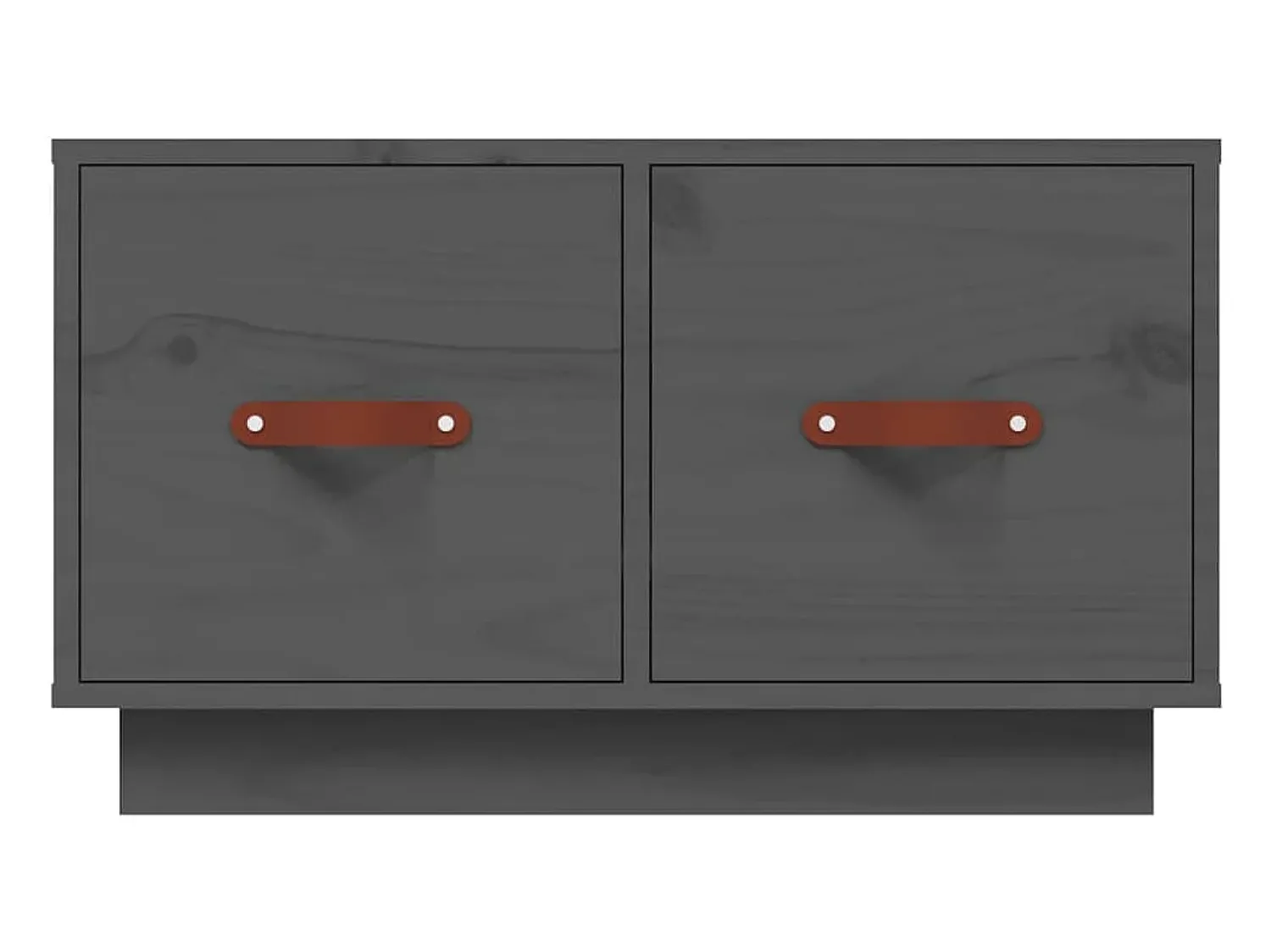 Mesa De Centro* Mesa de centro | Mesa de apoio 60x53x35 cm pinho maciço cinza Cinzento