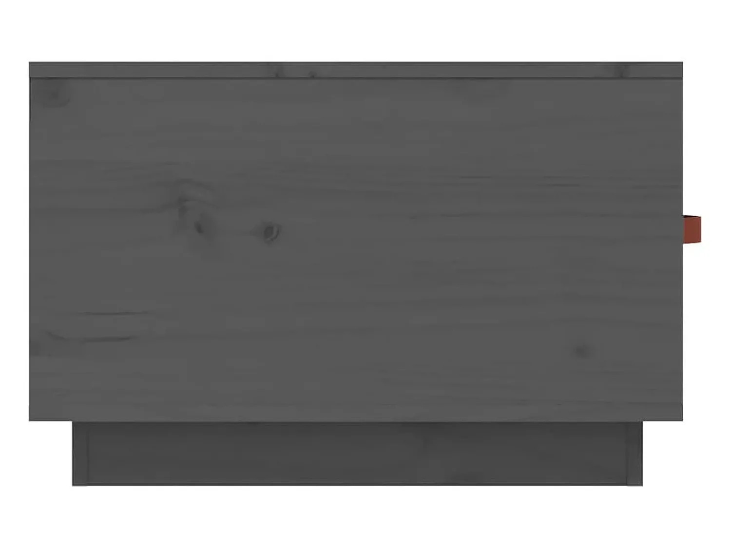 Mesa De Centro* Mesa de centro | Mesa de apoio 60x53x35 cm pinho maciço cinza Cinzento