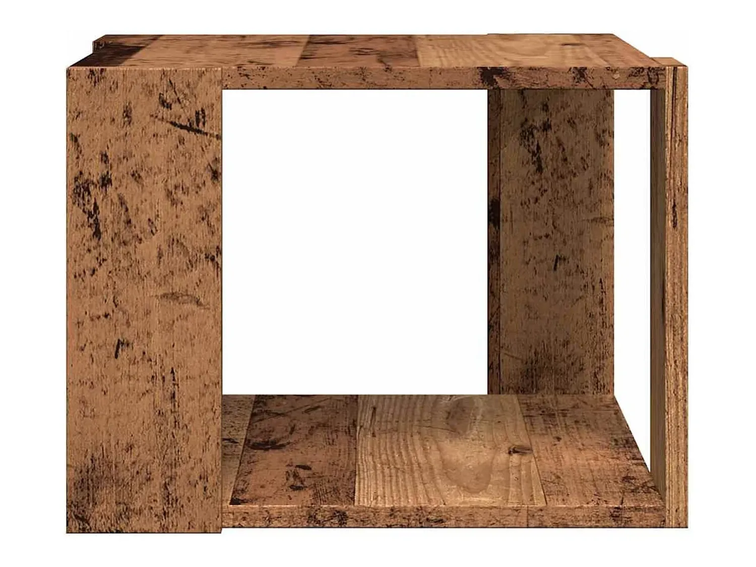Mesa De Centro* Mesa de centro | Mesa de apoio | Mesa de café madeira antiga 40x40x30 cm madeira trabalhada Castanho