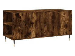 Mesa De Centro* Mesa de centro | Mesa de apoio derivados de madeira carvalho fumado Castanho