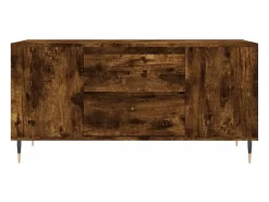 Mesa De Centro* Mesa de centro | Mesa de apoio derivados de madeira carvalho fumado Castanho