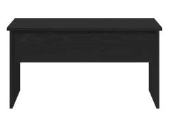 Mesa De Centro| Mesa de centro | Mesa de apoio Carvalho 80x50.5x41.5 cm Preto