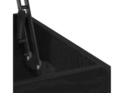 Mesa De Centro| Mesa de centro | Mesa de apoio Carvalho 80x50.5x41.5 cm Preto