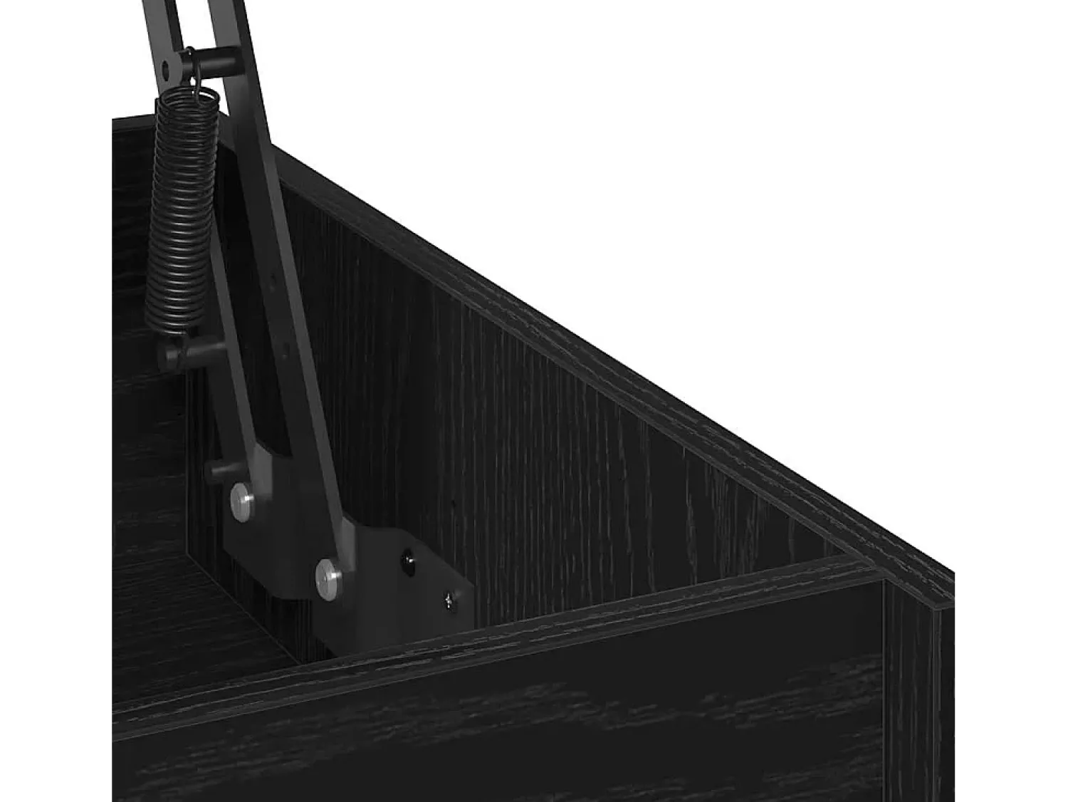 Mesa De Centro| Mesa de centro | Mesa de apoio Carvalho 80x50.5x41.5 cm Preto