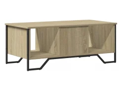 Mesa de centro | Mesa de apoio 100x51x40 cm derivados madeira carvalho sonoma^ Mesa De Centro