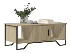 Mesa de centro | Mesa de apoio 100x51x40 cm derivados madeira carvalho sonoma^ Mesa De Centro