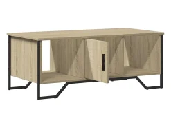 Mesa de centro | Mesa de apoio 100x51x40 cm derivados madeira carvalho sonoma^ Mesa De Centro