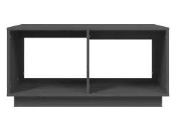 Mesa De Centro| Mesa de centro | Mesa de apoio 80x50x40 cm madeira de pinho maciça cinza Cinzento
