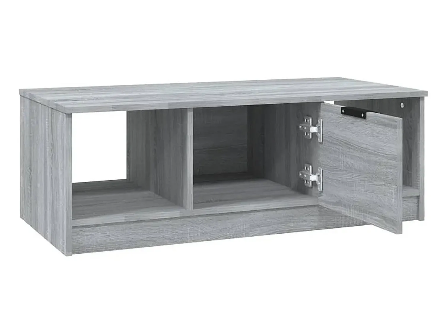 Discount Mesa de centro | Mesa de apoio 102x50x36cm derivados de madeira sonoma Cinzento