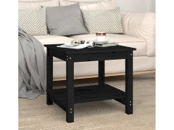 Mesa de centro | Mesa de apoio 50x50x45 cm madeira de pinho maciça^ Mesa De Centro