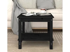 Mesa de centro | Mesa de apoio 50x50x45 cm madeira de pinho maciça^ Mesa De Centro