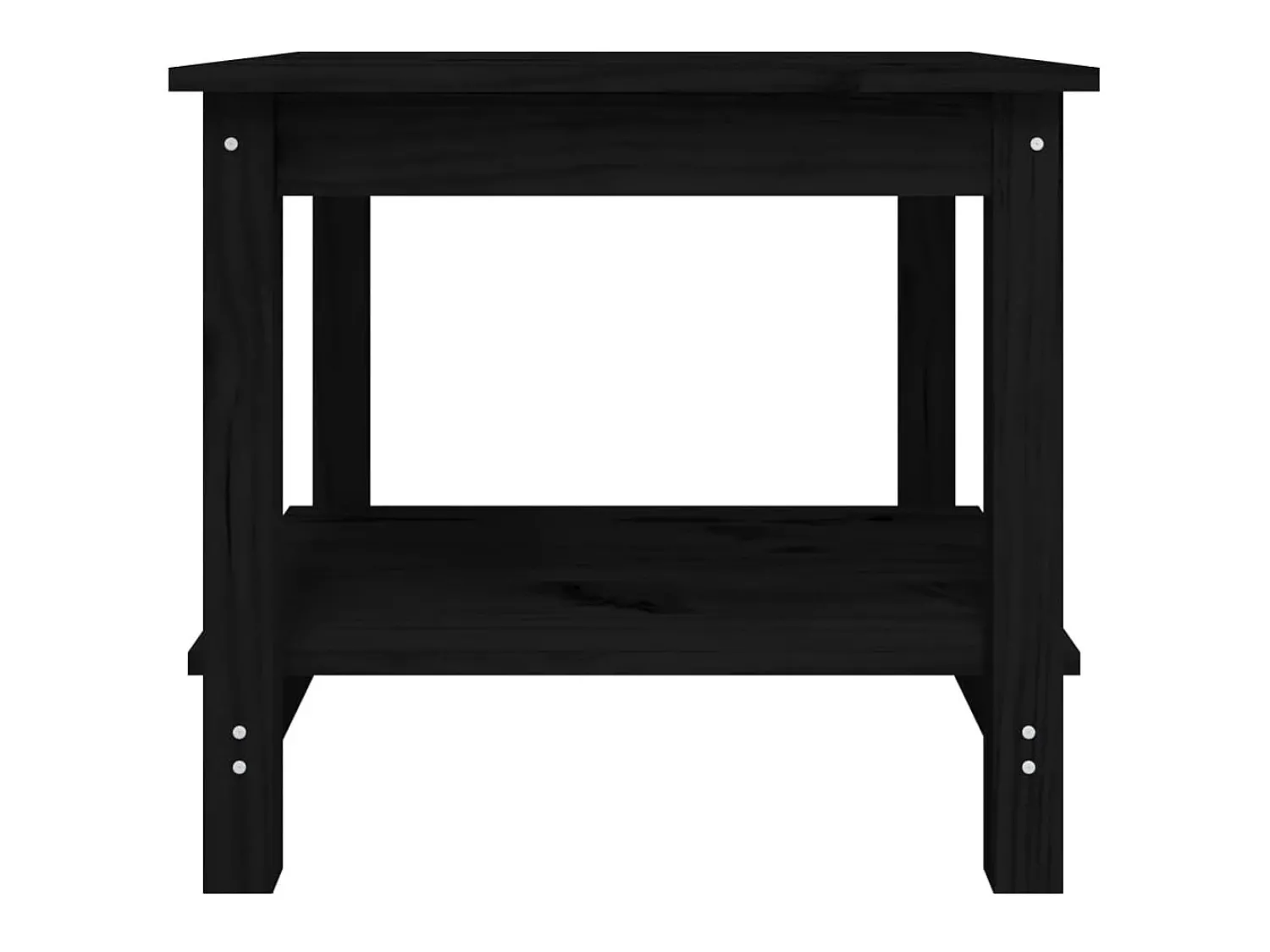 Mesa de centro | Mesa de apoio 50x50x45 cm madeira de pinho maciça^ Mesa De Centro