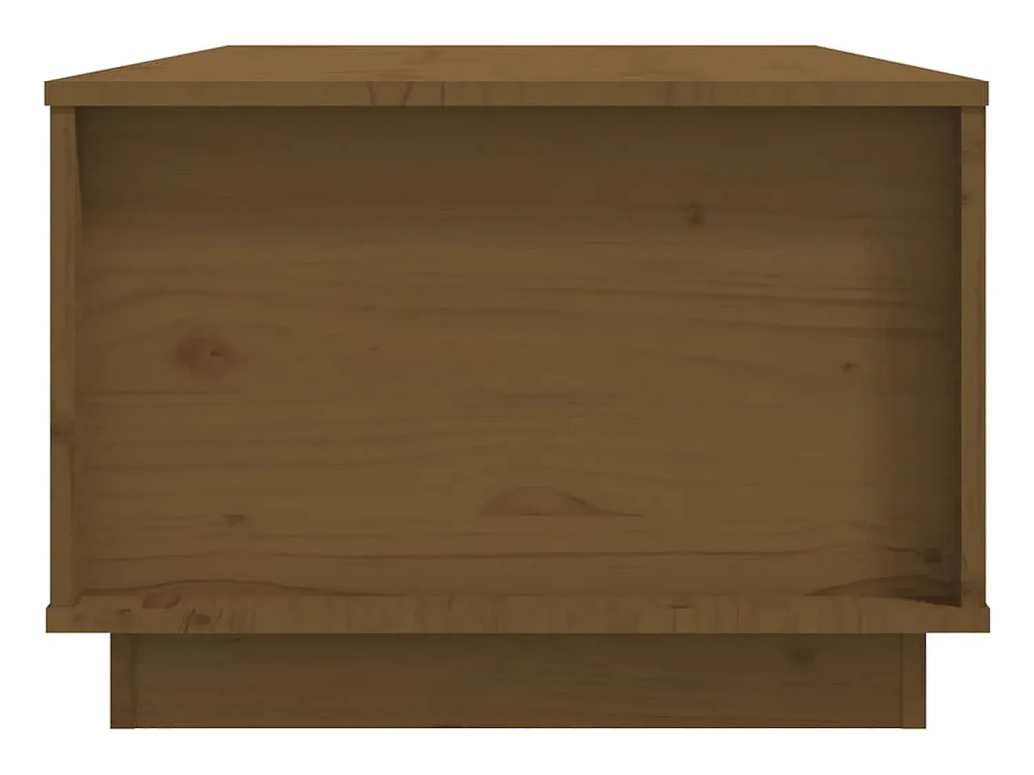 Mesa De Centro* Mesa de centro | Mesa de apoio 100x50x35 cm pinho maciço mel Castanho
