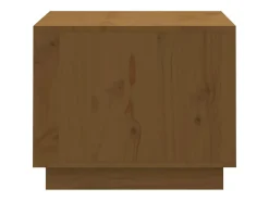 Discount Mesa de centro | Mesa de apoio 120x50x40.5cm madeira pinho maciça mel Castanho