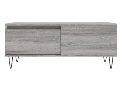 Sale Mesa de centro | Mesa de apoio 90x50x36.5 cm derivados madeira sonoma Cinzento