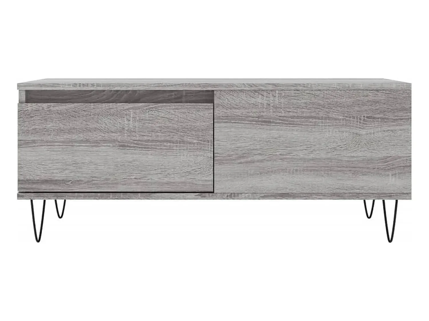 Sale Mesa de centro | Mesa de apoio 90x50x36.5 cm derivados madeira sonoma Cinzento