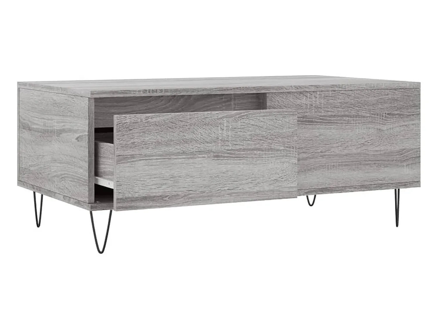 Sale Mesa de centro | Mesa de apoio 90x50x36.5 cm derivados madeira sonoma Cinzento