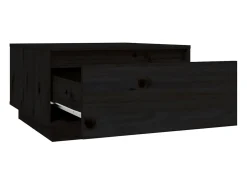 Mesa De Centro* Mesa de centro | Mesa de apoio 55x56x32 cm pinho maciço Preto