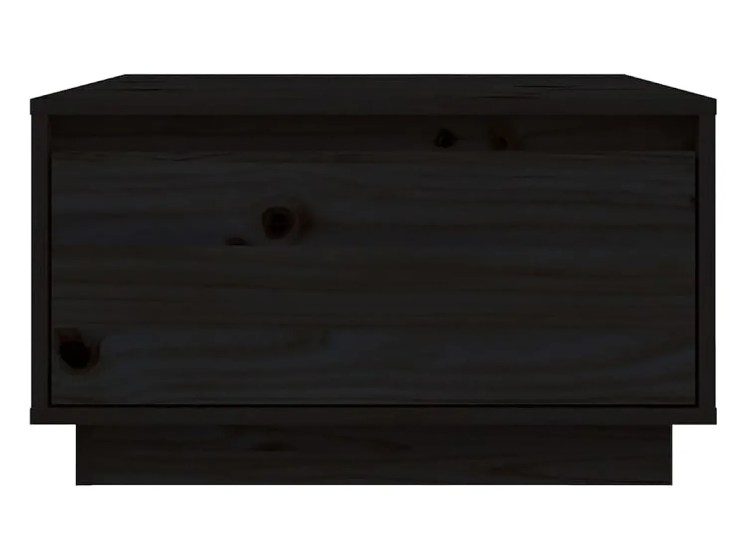 Mesa De Centro* Mesa de centro | Mesa de apoio 55x56x32 cm pinho maciço Preto
