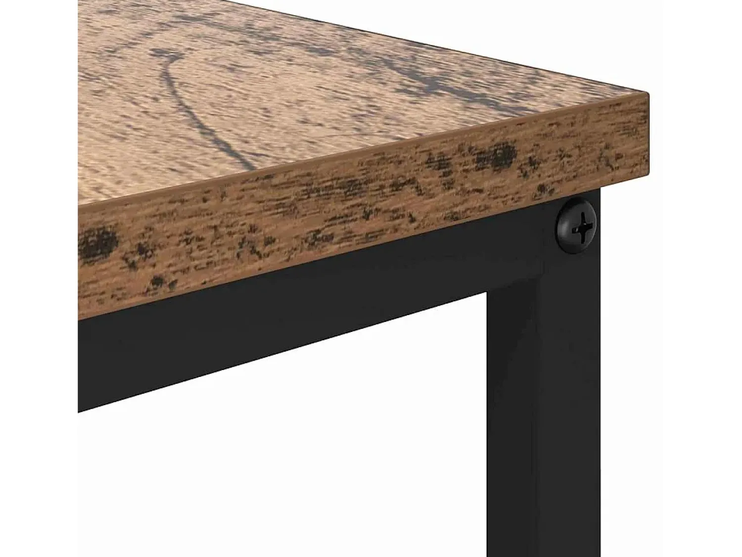 Mesa De Centro| Mesa de centro | Mesa de apoio with Drawer Madeira antiga 100x51x45 cm Castanho