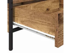 Mesa De Centro| Mesa de centro | Mesa de apoio with Drawer Madeira antiga 100x51x45 cm Castanho