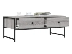 Mesa de centro | Mesa de apoio 101x49x39.5 cm derivados madeira sonoma^ Mesa De Centro