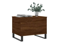 Mesa De Centro* Mesa de centro | Mesa de apoio 60x44.5x45 cm derivados madeira carvalho Castanho