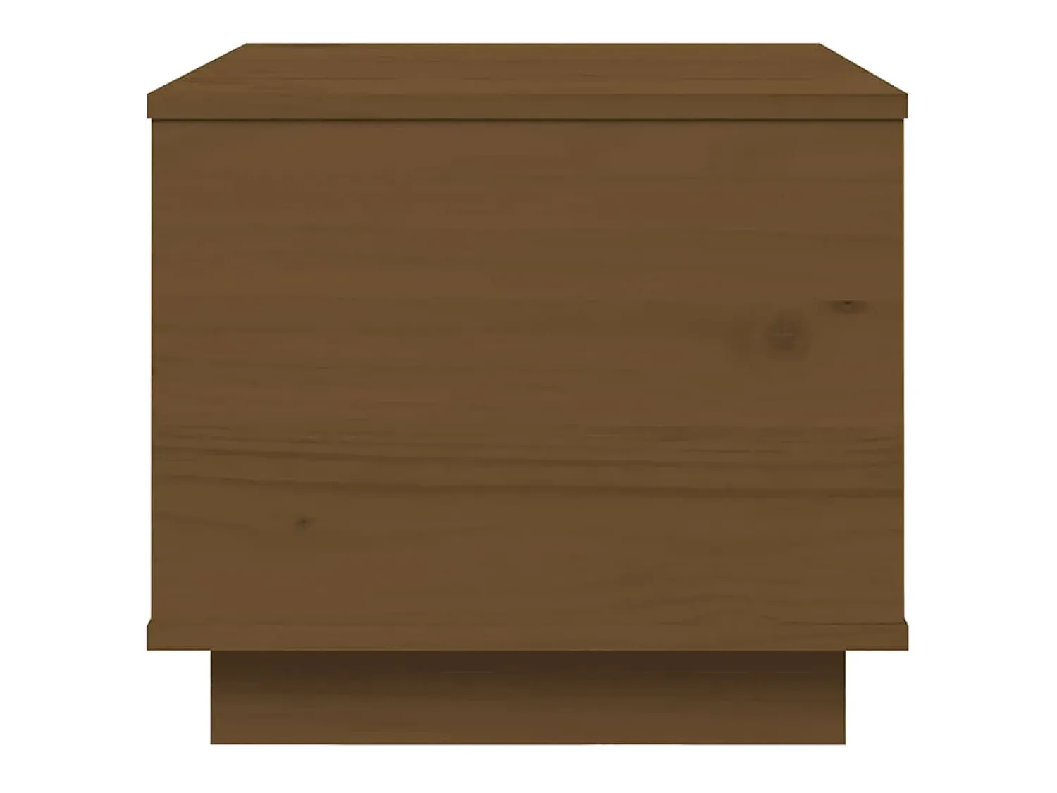 Best Mesa de centro | Mesa de apoio 40x50x35 cm madeira de pinho maciça -mel Castanho