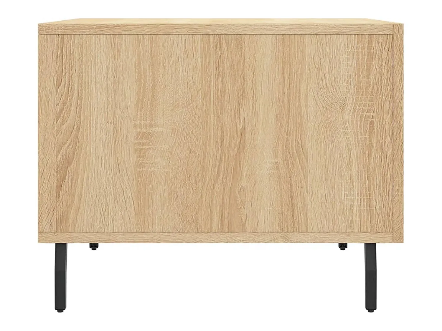 Mesa De Centro| Mesa de centro | Mesa de apoio 50x50x40 cm derivados de madeira carvalho sonoma Castanho
