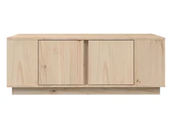 Mesa De Centro| Mesa de centro | Mesa de apoio | Mesa de café 110x50x40 cm pinho maciço Castanho